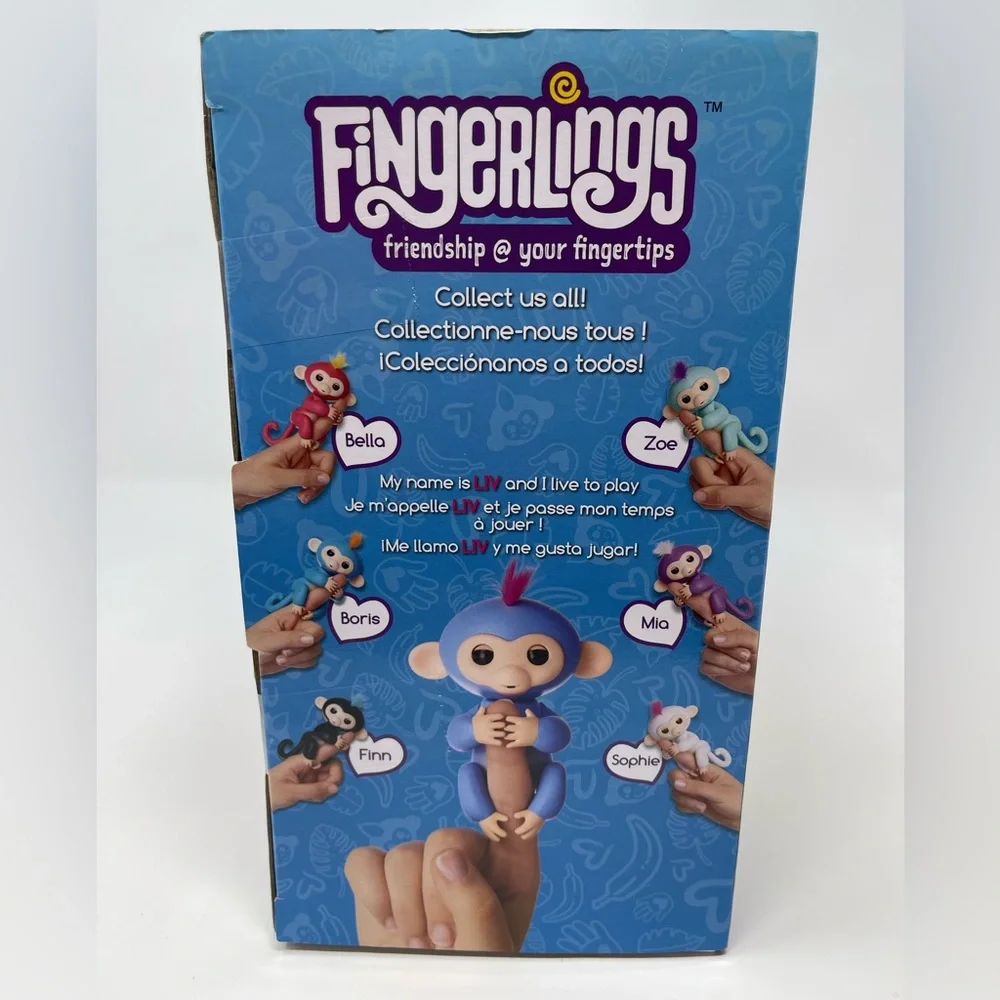 FINGERLINGS: Monkey Bar Playset. “Liv”. NEW in Box.